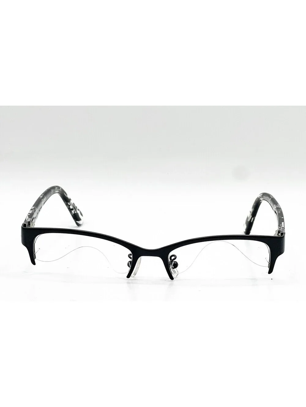 Coach HC 5078 9254 Satin Black Crystal Mosaic Cat Eye Eyeglass Frames 52-18-135